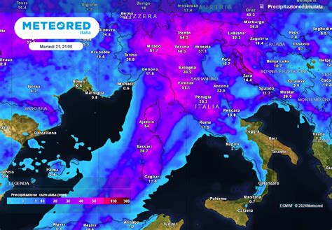 Nelle Prossime Ore Si Formeranno Grossi Sistemi Temporaleschi In Italia