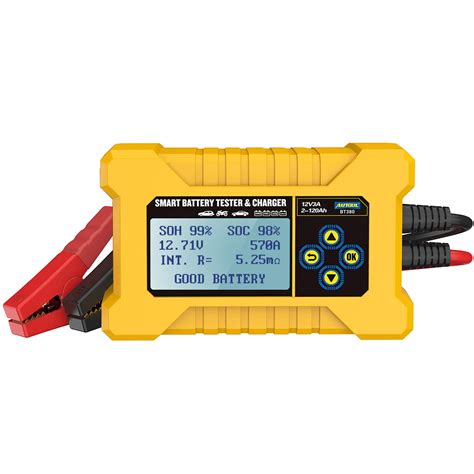 Car Battery Tester Automotive 100 2400 Cca Car Battery Charged Tool Analyzer 12v Battery Load