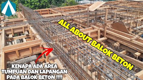 Pengertian Balok Beton Tumpuan Dan Lapangan YouTube