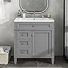 Amazon Virubi Bathroom Vanity With Single Sink Combo Modern