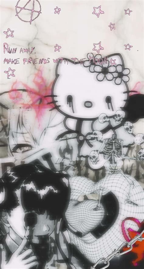 Goth Hello Kitty Wallpaper