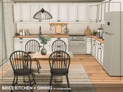 Xogerardine S Brice Kitchen Dining Tsr Only Cc Sims Kitchen