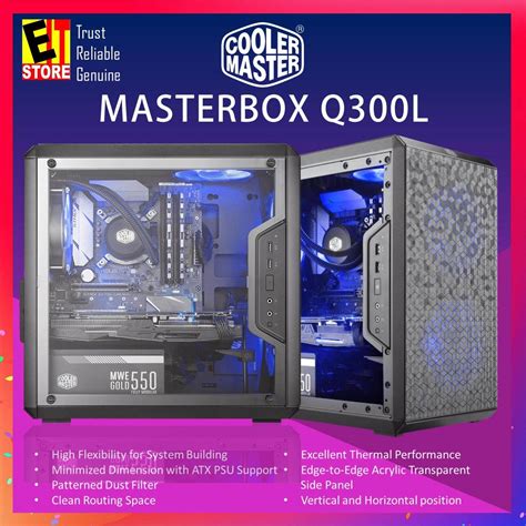 Cooler Master Masterbox Q300l Mcb Q300l Kann S00 Lazada