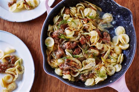 Orecchiette With Caramelized Fennel And Spicy Sausage Recipes List