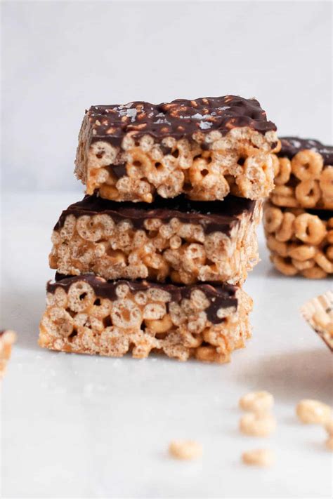 Healthy Cereal Bars with Chocolate - Erin Lives Whole