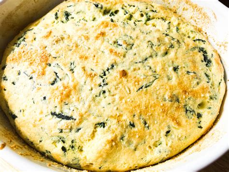 Best Ever Spinach & Cheese Low Carb Souffle - Lectin Free Foodie