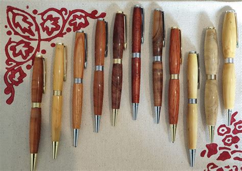 Custom Wooden Pens Streamline Twist Handmade For You Wooden Pen Lathe