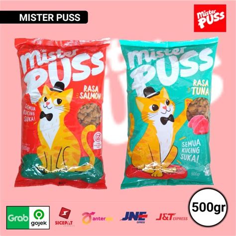 Jual Makanan Kucing Kering MISTER PUSS 500 Gr Premium Cat Food Shopee