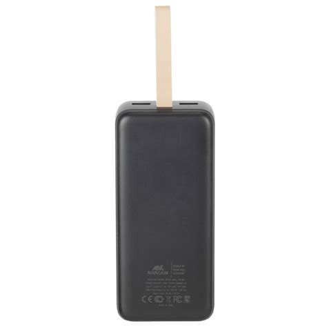 Power Bank 20000 MAh RivaCase VA2585 20 W Black Pe Darwin Md