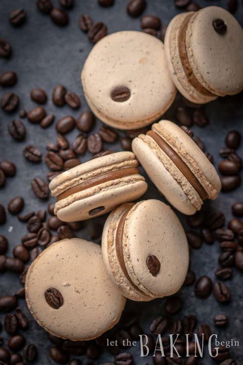 Coffee Macaron Recipe Is A Combination Of A Creamy White Chocolate