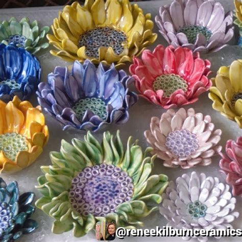 Etsy Mud Team Ceramic Flowers For Cotehele Exhibition” By