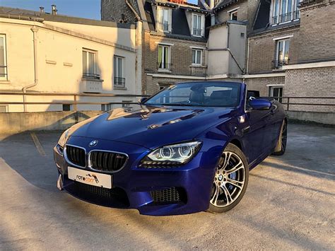 Bmw M F Cabriolet V Cabriolet Bleu Occasion Km