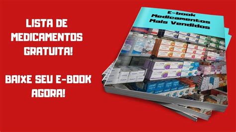 Lista de Medicamentos Mais Vendidos Ebook Grátis