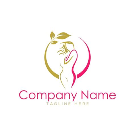 Premium Vector Beauty Skin Shape Waxing Logo Template