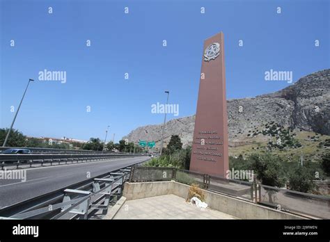 Capaci Italia 3 Luglio 2016 Il Monumento Commemorativo Della Strage