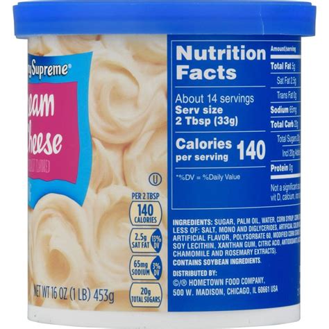 Pillsbury Baking Creamy Supreme Cheese Frosting 16oz 16 Oz Shipt