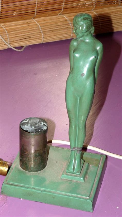Help To Id Art Deco Nude Lady Lamp Unsigned Antiques Board