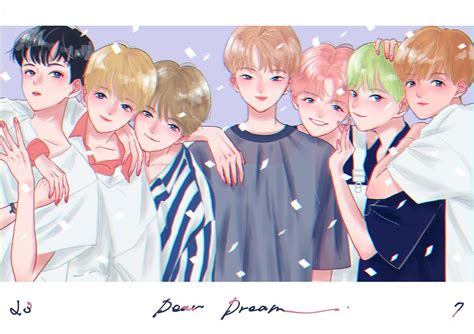 Nct Dream Fan Art Kartun Animasi Nct