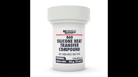 Mg Chemicals 860 Silicone Heat Transfer Compound 60g Jar Overview Youtube