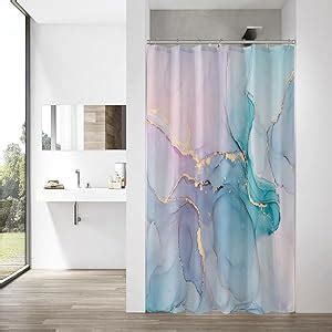 Amazon Gibelle Small Stall Shower Curtain X Narrow Half