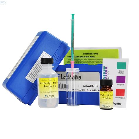 LaMotte Alkalinity Aquarium Test Kit Bulk Reef Supply