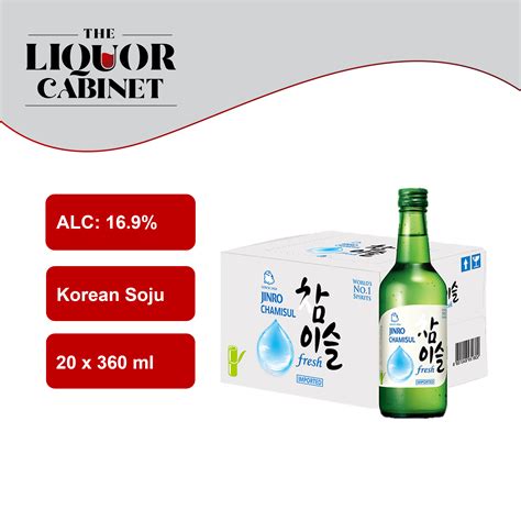 Jinro Chamisul Fresh Soju 20 X 360ml Lazada Singapore