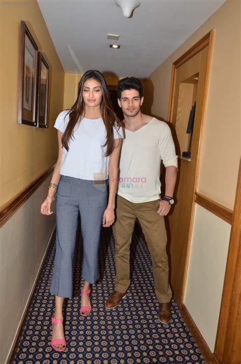 Sooraj Pancholi And Athiya Shetty Promote Hero In Sun N Sand On 10th