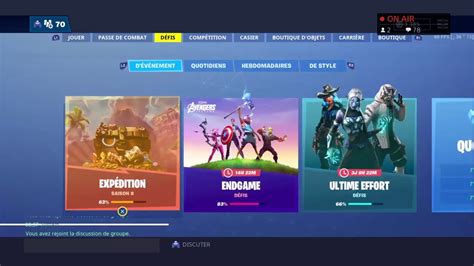 Live Fr Fortnite Battle Royale Ps Svlm Venez Discuter