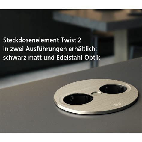 Einbausteckdose K Che Mit Usb A Usb C K Chensteckdose Twist