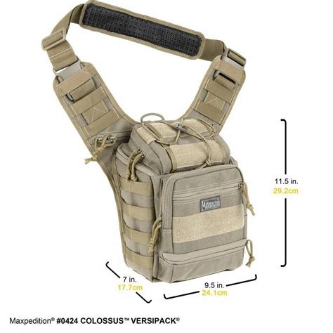 Maxpedition Colossus Versipack Sling Style Bag Hiking Tactical