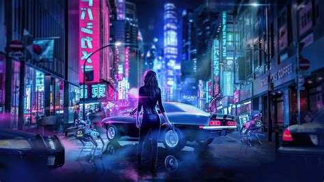 [100+] Cyberpunk Aesthetic Wallpapers | Wallpapers.com