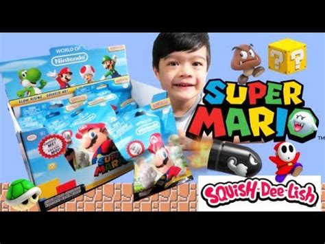 World Of Nintendo Super Mario Squish Dee Lish Squishies Blind Bag Toys