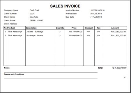 10 Contoh Invoice Yang Bisa Kamu Pelajari Untuk Memulai Bisnis