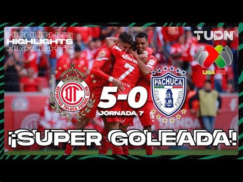 Toluca Vs Pachuca Goles Resumen Y Video Del Partido De La Liga