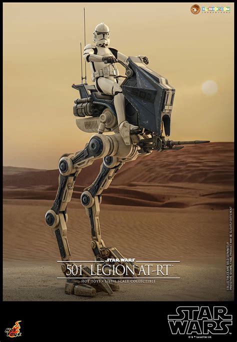 Hot Toys TMS090 Star Wars The Clone Wars 1 6th Scale 501st Legion AT RT Collectible Ship