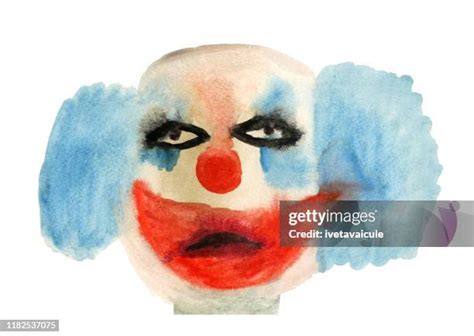 Scary Clown Face Paint Photos and Premium High Res Pictures - Getty Images