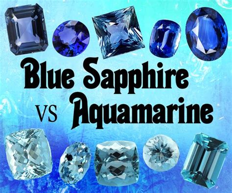 Blue Sapphire Vs Aquamarine A Piece Of Heaven Blog For Gemstone Lovers