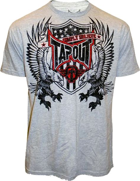 TapouT Jake Shields Eagle Warrior Grey t-shirt