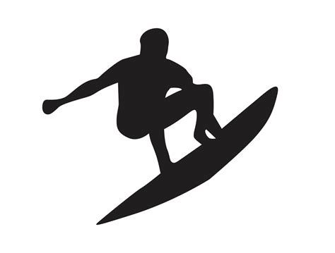 Silhouette Of A Surfer Ocean Wave 22385633 PNG