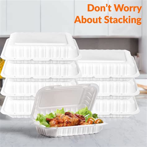 Clamshell Take Out Food Containers X Packs Ubuy India