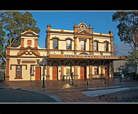 Town Hall History Of The Campbelltown Town Hall Theatre Th Flickr