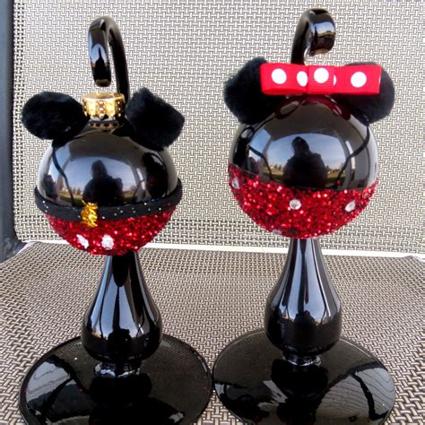 Minnie and Mickey Mouse Christmas Ornament Disney by Abril5003