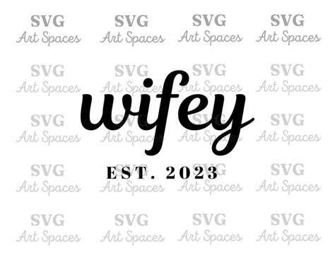 Wifey Svg Png Pdf Bridal Shirt Svg Wedding T Bride Svg New Wife