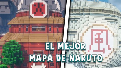 EL MEJOR MAPA DE NARUTO SIN DUDAS Minecraft Mapa Review 1 12 2 En