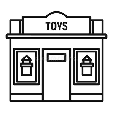 Black And White Toy Store Clipart