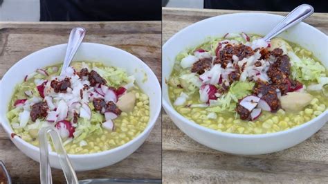 Receta Mexicana Pozole Verde Con Elote Así Puedes Preparar Esta