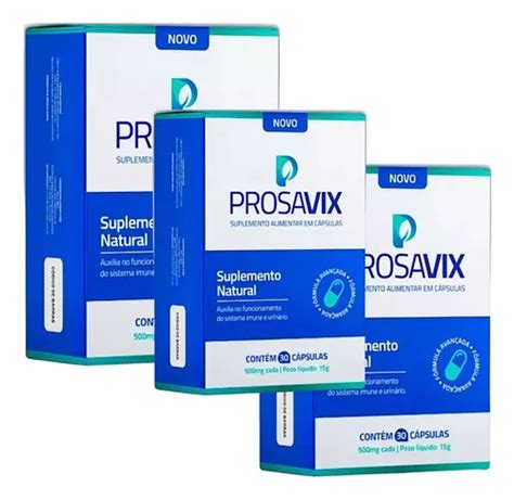 Kit Prosavix C Psulas Original Aprovado Anvisa Parcelamento