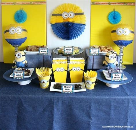 Minions Birthday Party Ideas - Moms & Munchkins