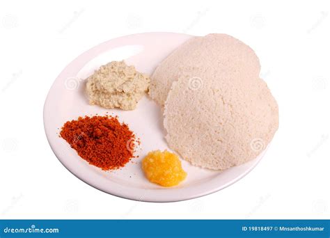 Idli with chutney stock image. Image of indoor, india - 19818497