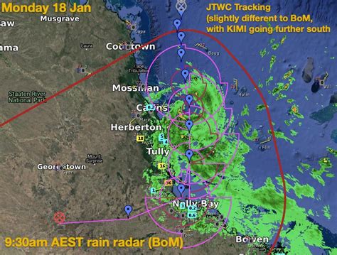 Qld Weather Radar Map Cyclone Mreaa